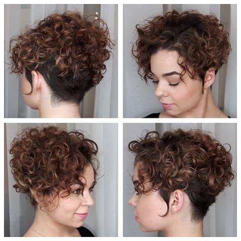 29 Most Flattering Short Curly Hairstyles To Perfectly Pertaining To Latest Pixie Undercuts For Curly Hair (View 15 of 25)