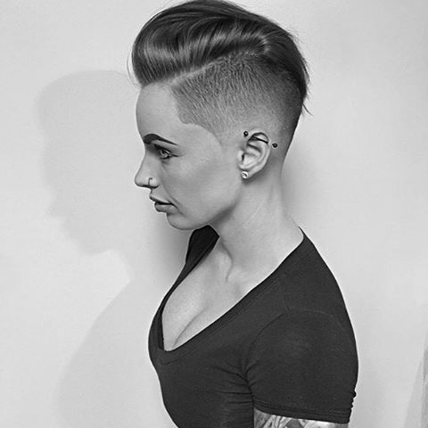 441 Best Short, Faded And Tapered Images On Pinterest Intended For 2018 Gray Faux Hawk Hairstyles (View 14 of 25)