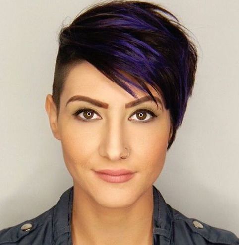 45 Brand New Scene Haircuts For Crazy, Cool & Vibrant Looks Pertaining To Latest Feminine Pixie Hairstyles With Asymmetrical Undercut (View 15 of 25)