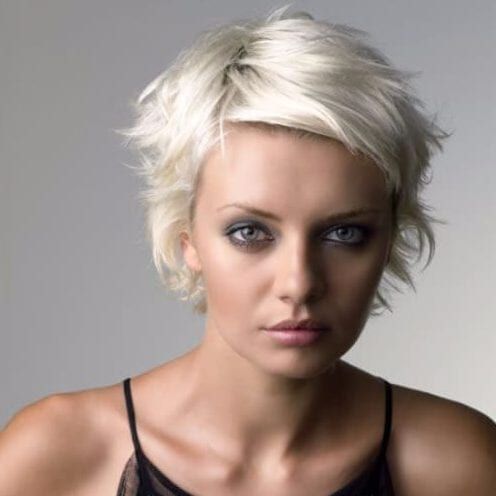 55 Ravishing Short Hairstyles For Ladies With Thick Hair Within Latest Spiky Short Hairstyles With Undercut (View 4 of 25)