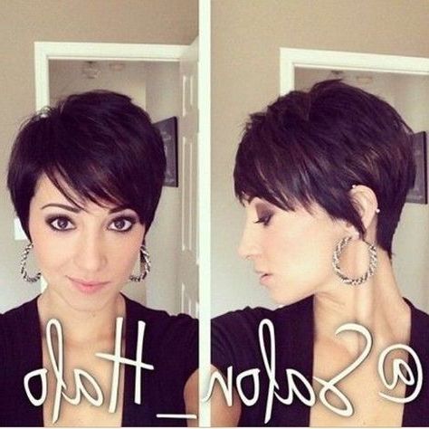 60 Hottest Pixie Haircuts 2020 – Classic To Edgy Pixie Throughout Recent Edgy Undercut Pixie Hairstyles With Side Fringe (View 13 of 25)