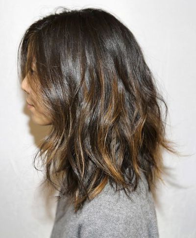 Box No. 216: Beautiful Brunette | Brown Bob Hair, Bob Intended For Lavender Balayage For Short A Line Haircuts (Photo 3 of 25)