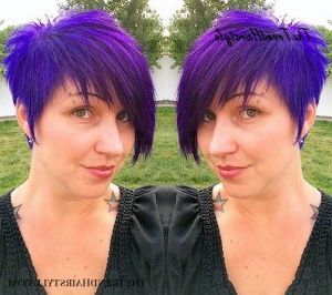 Choppy, Spiky Pixie – 40 Bold And Gorgeous Asymmetrical Inside Newest Asymmetrical Pixie Hairstyles With Pops Of Color (View 16 of 25)