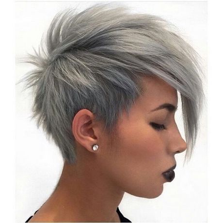 Cute Pixie Haircuts With Bangs Inside Most Recently Edgy Undercut Pixie Hairstyles With Side Fringe (View 8 of 25)