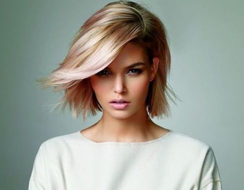 Hair. Blonde With Subtle Pink Hues | Hair Trends, Short Throughout Chestnut Short Hairstyles With Subtle Highlights (Photo 10 of 25)
