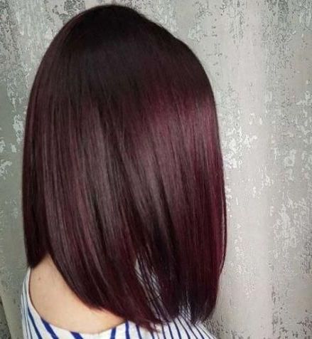 Hair Color Balayage Merlot 26 Ideas #hair # For Bright Red Balayage On Short Hairstyles (Photo 1 of 25)