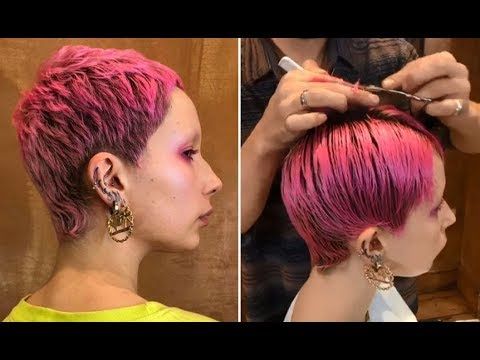 How To Cut Short Pixie Haircut Tutorial For Women – Youtube In Recent Disconnected Pixie Hairstyles (View 1 of 25)
