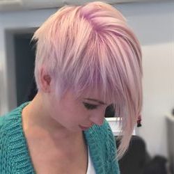 How To: Pink Pixie Base Blend – Behindthechair | Hair Inside Most Up To Date Pastel Pixie Hairstyles With Undercut (View 13 of 25)