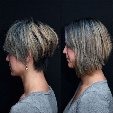 Long Choppy Pixie With Blonde Highlights | Thick Hair Within Recent Short And Choppy Graduated Pixie Haircuts (Photo 24 of 25)