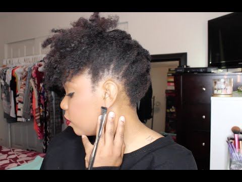 Natural Hair | Upside Down French Braid Updo – Youtube Inside Best And Newest Two Tone Undercuts For Natural Hair (View 14 of 25)