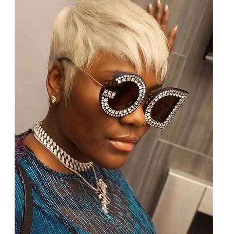 Pin On Best Pixie Cut Wig For Black Women Intended For Most Recently Tapered Pixie Hairstyles With Extreme Undercut (View 22 of 25)
