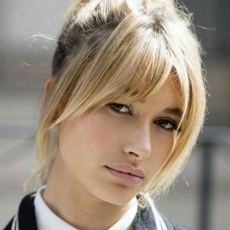Pin On Fringe Hairstyles Throughout Lob Hairstyles With A Face Framing Fringe (Photo 1 of 25)