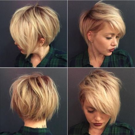 Pin On Hair Pertaining To Most Up To Date Tousled Pixie Hairstyles With Super Short Undercut (View 15 of 25)