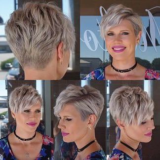 Pin On Hair Regarding Most Up To Date Platinum Blonde Pixie Hairstyles With Long Bangs (View 24 of 25)