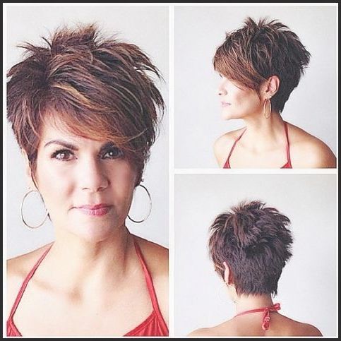 Pin On Hair! Within Recent Short And Choppy Graduated Pixie Haircuts (Photo 9 of 25)