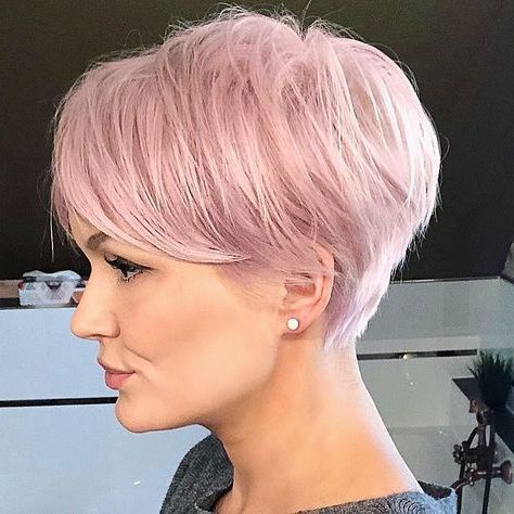 Pin On Hairstyles Inside Most Recently Tousled Pixie Hairstyles With Super Short Undercut (View 10 of 25)