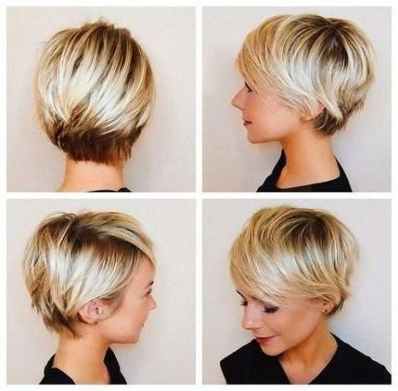 Pin On Pixie Cut With Bangs Throughout Recent Platinum Blonde Pixie Hairstyles With Long Bangs (Photo 14 of 25)