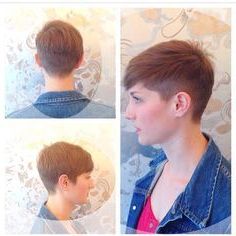 Pin On Private With Newest Long Pixie Hairstyles With Skin Fade (View 9 of 25)