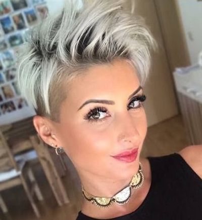 Pin On Short Hair In Most Up To Date Shaved Sides Pixie Hairstyles (View 25 of 25)