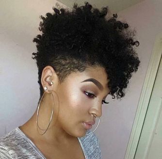 Pin On Short / Twa / Pixie Cuts / Tapered Cuts With Most Current Pixie Undercuts For Curly Hair (View 21 of 25)