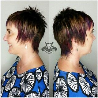Punk Pixie ? Integrated Pops Of Color | Punk Pixie Pertaining To Most Current Asymmetrical Pixie Hairstyles With Pops Of Color (View 23 of 25)