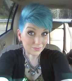 Purple To Periwinkle Ombre Pixie Cut (View 23 of 25)