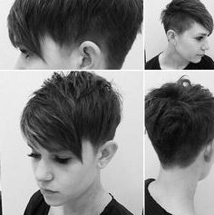 Short And Sassy Haircuts Inside Most Current Shaved Sides Pixie Hairstyles (View 22 of 25)