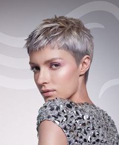 Silver Hair Short – Google Search | Short Hair Styles Inside Most Current Gray Short Pixie Cuts (View 25 of 25)