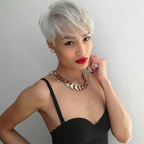 Top Asian Hairstyles To Give Yourself A Mane Makeover Regarding 2018 Platinum Blonde Pixie Hairstyles With Long Bangs (View 7 of 25)