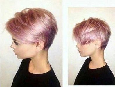 Tumblr Style Pale Pink Short Hair Colors #Pixiehair Intended For Latest Pastel Pixie Hairstyles With Undercut (View 4 of 25)