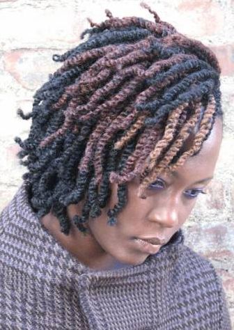 Two Toned Nubian Twists Braided Hairstyle – Front Intended For Best And Newest Two Tone Undercuts For Natural Hair (View 16 of 25)