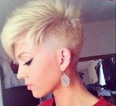 Undercut Miley Style Pixie | Awesome Asymmetric Pixie'S For 2018 Feminine Pixie Hairstyles With Asymmetrical Undercut (View 13 of 25)