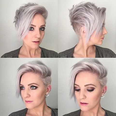 Undercut Undercuts Ucfeed Pixie On Instagram | Short Hair For Recent Feminine Pixie Hairstyles With Asymmetrical Undercut (View 16 of 25)
