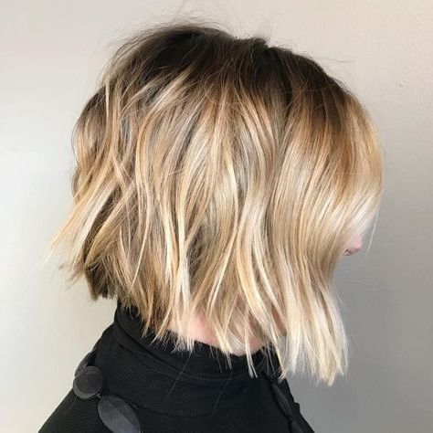 Warm Beachy Blonde Balayage Hair Color With A Short Throughout Blonde Balayage Hairstyles (View 5 of 25)