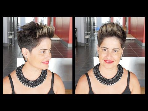 Women'S Haircut Tutorial – Pompadour Pixie – Thesalonguy Inside Most Up To Date Disconnected Pixie Hairstyles (View 23 of 25)