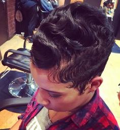 140 Fingerwaves Ideas | Short Hair Styles, Hair Styles Inside Long Pixie Haircuts With Soft Feminine Waves (Photo 13 of 25)