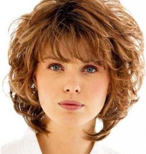 15 Curly Shag Haircuts For Short Medium Long Curls With Shag Hairstyles With Messy Wavy Bangs (View 7 of 25)