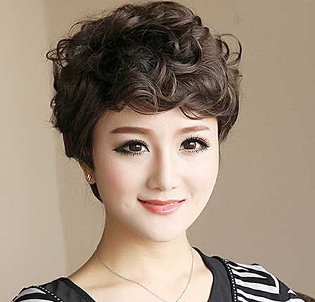 20 Best Short Curly Hairstyles 2014 Intended For Very Short Wavy Hairstyles With Side Bangs (Photo 2 of 25)