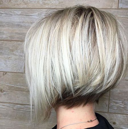 20 Short Angled Bob Hairstyles | Bob Haircut And Hairstyle Intended For Stacked Bob Hairstyles With Fringe And Light Waves (View 12 of 25)