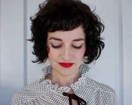 25 Short Curly Hairstyles For 2014 | Short Curly Haircuts Throughout Short Wavy Bob Hairstyles With Bangs And Highlights (Photo 6 of 25)