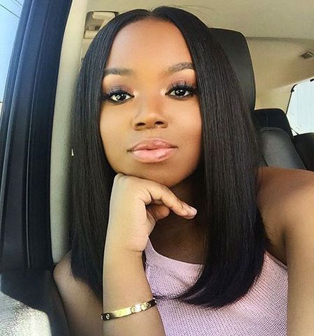30+ Popular Bob Haircuts For Black Women 2017 | Bob With Long Wavy Pixie Hairstyles With A Deep Side Part (Photo 11 of 25)