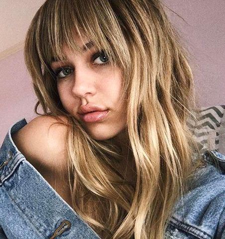 37 Easy, Model Approved Summer Hairstyle Ideas | Long Hair Within Long Choppy Layers And Wispy Bangs Hairstyles (Photo 9 of 25)