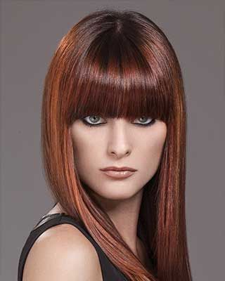 4 Ways To Enhance Your Hairstyle With Bangs | Red Hair With Regard To Wavy Hairstyles With Short Blunt Bangs (Photo 1 of 25)