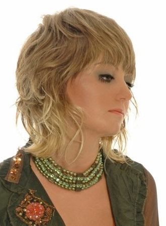 All Haircut Styles 2012: 2008 Trendy Short Shag Hairstyles Intended For Shaggy Short Wavy Bob Haircuts With Bangs (View 15 of 25)