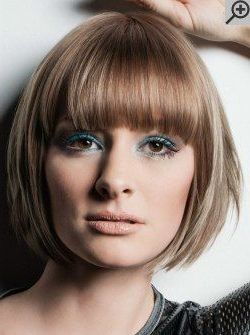 Bob Haircuts With Bangs – Page 5 | Kurzhaarfrisuren Mit With Regard To Short Wavy Bob Hairstyles With Bangs And Highlights (View 4 of 25)