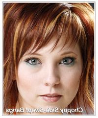 Choppy Bob With Side Swept Bangs – Hairstyle Ideas For Wavy Hairstyles With Side Swept Wavy Bangs (Photo 13 of 25)