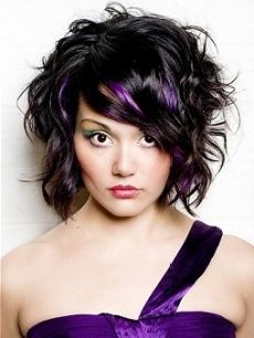 Curly Hair Styles With Bangs With Regard To Very Short Wavy Hairstyles With Side Bangs (View 6 of 25)