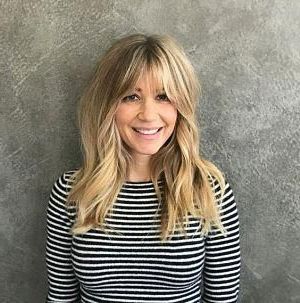 Curtain Bangs: The Low Maintenance Fringe You've Been With Regard To Layered Wavy Hairstyles With Curtain Bangs (Photo 5 of 25)