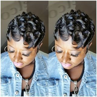 Cute Styles Fingerwaves Soft Curls | Short Hair Styles Intended For Long Pixie Haircuts With Soft Feminine Waves (Photo 17 of 25)