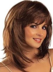 Fashion Trends: Messy Bob Medium Straight Layered Inside Wavy Hairstyles With Layered Bangs (Photo 4 of 25)